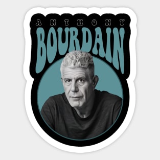 Chef Anthony Bourdain Legend Sticker